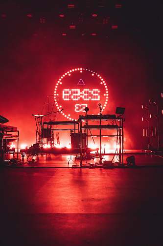 rock am ring red digital display indoors nürburg